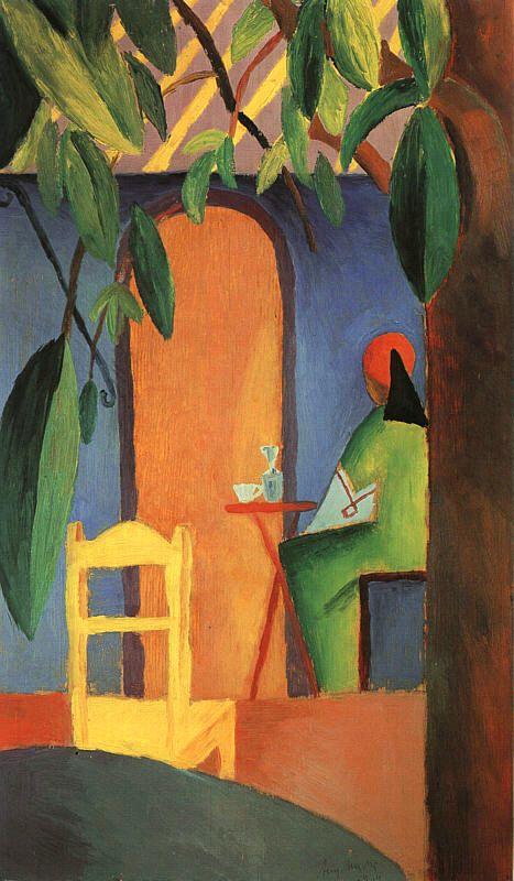 August Macke Turkish Cafe II oil painting picture